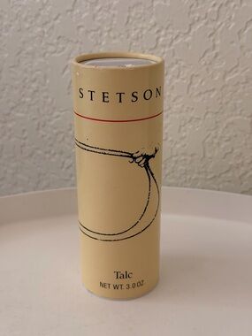 Stetson Talc Body Powder Made by Coty New Vintage Full Size